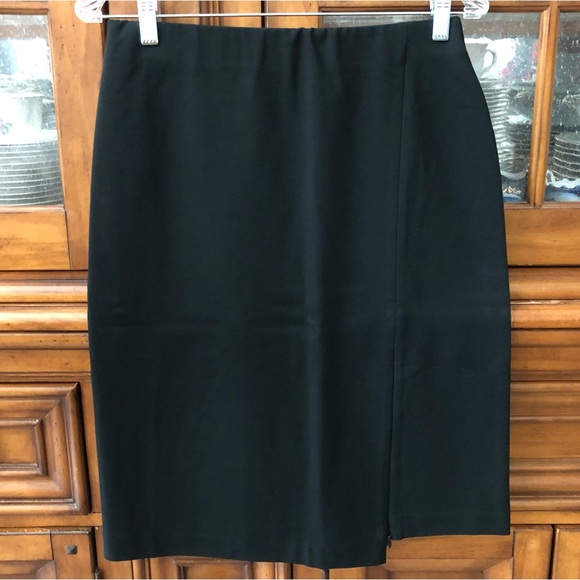 EUC J.Jill ponte zipper hemline skirt - Picture 3 of 5